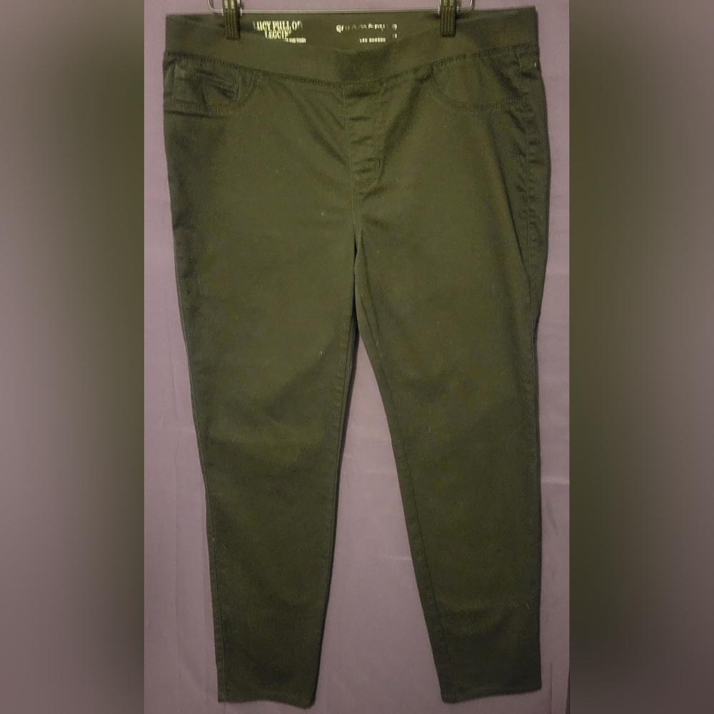Black Soundstyle Leggings with Smooth Cotton Blend. Size Large